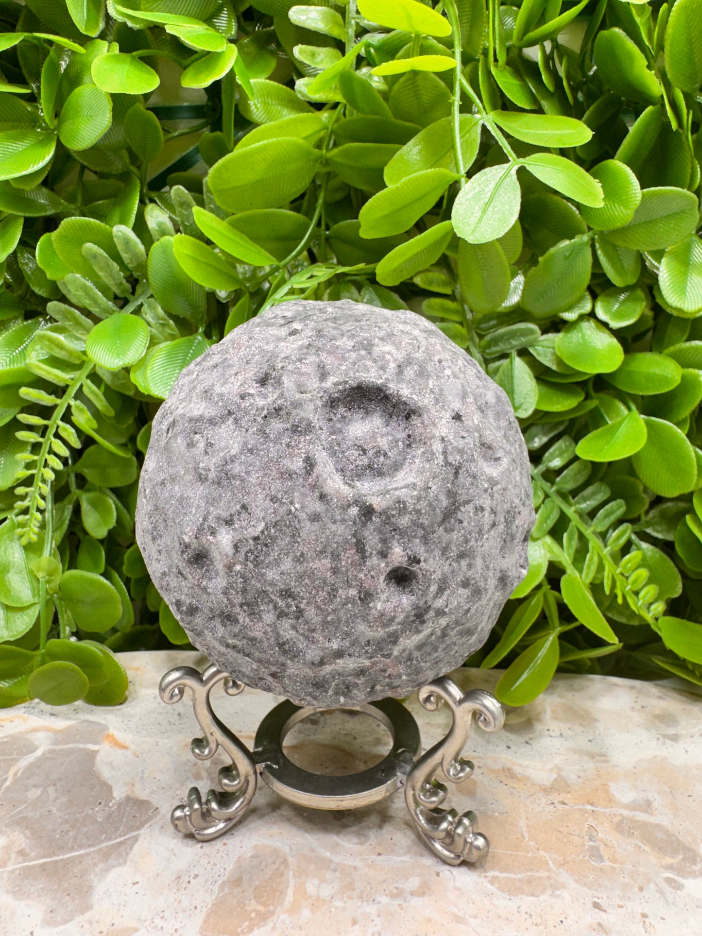 Yooperlite Moon Sphere UV 716g