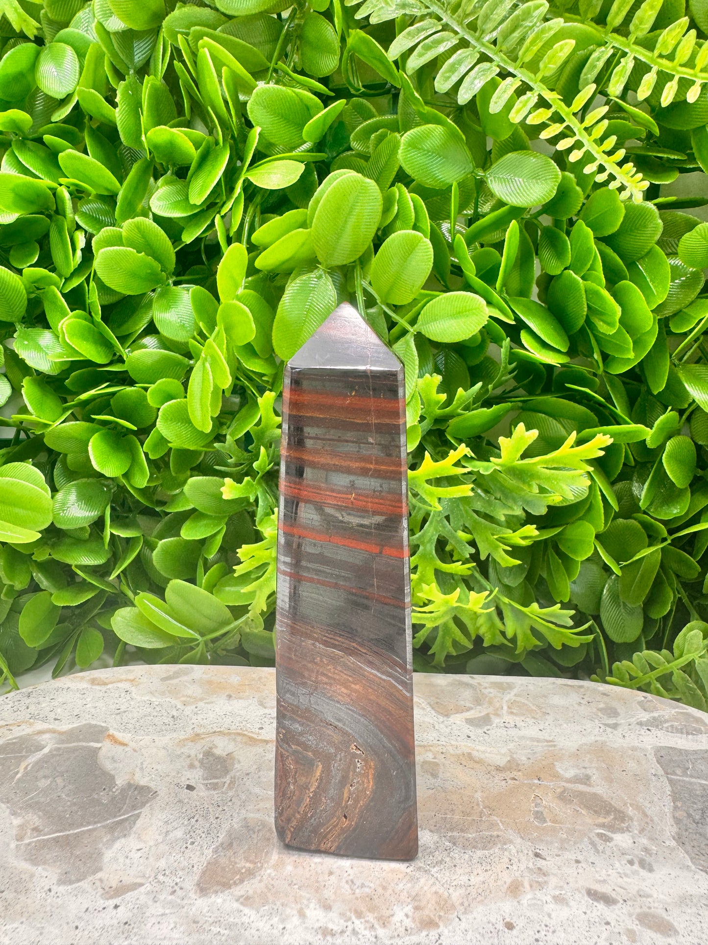 Tigers Eye/Tiger Iron Tower 338g