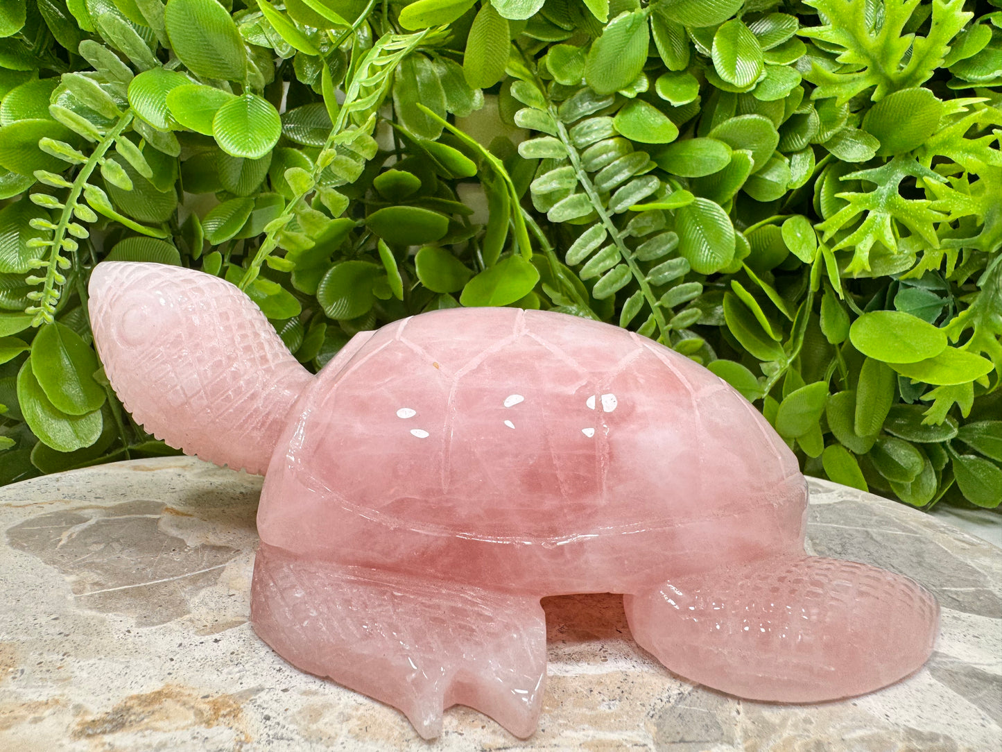 Rose Quartz Turtle 1016G