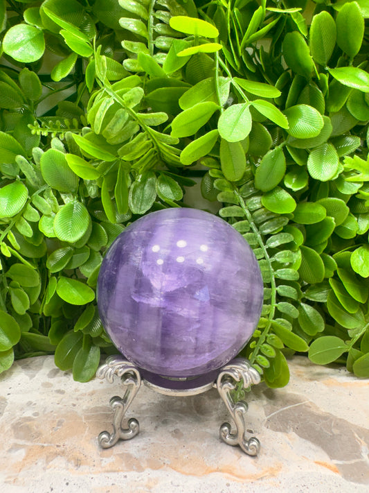 Purple Fluorite Sphere 668g