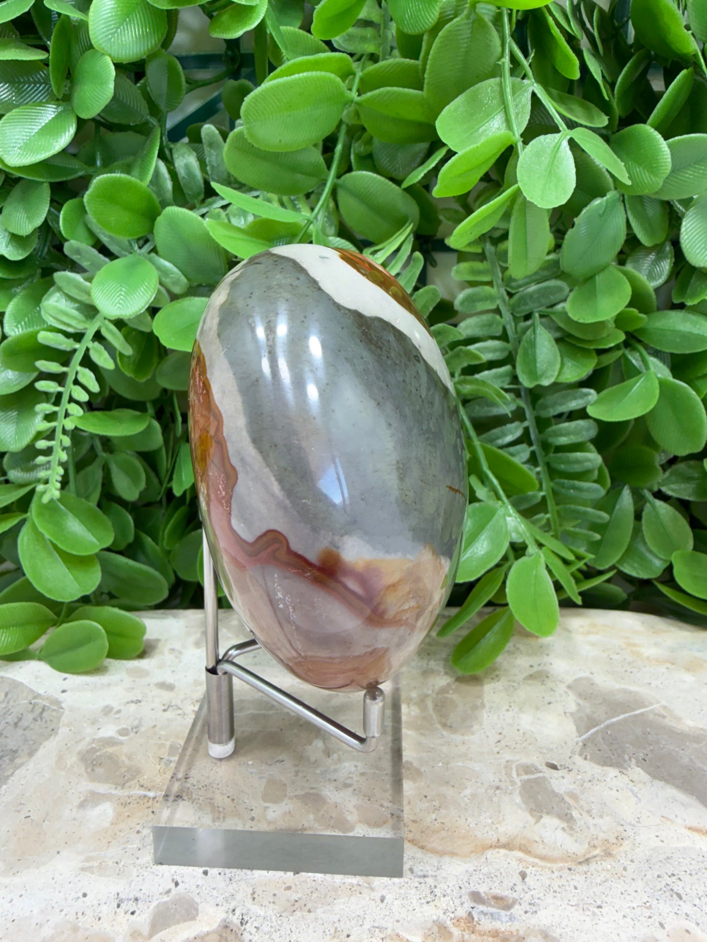 Polychrome Jasper Heart 588g