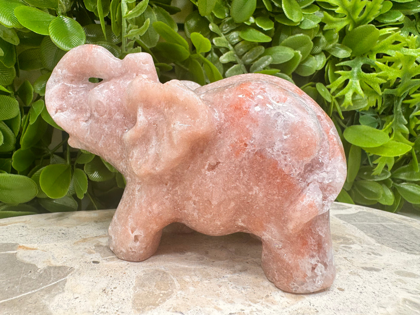 Pink Amethyst Elephant 626g