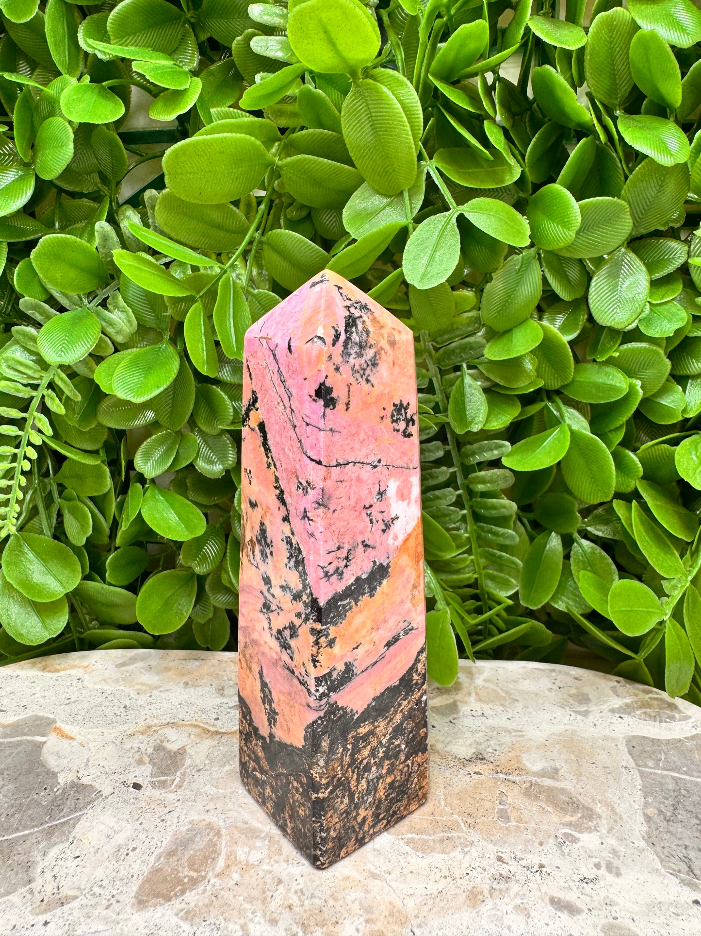 Rhodonite Tower 440g