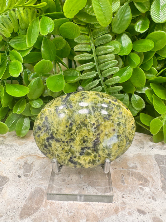 Mixed Serpentine Palm Stone 140g