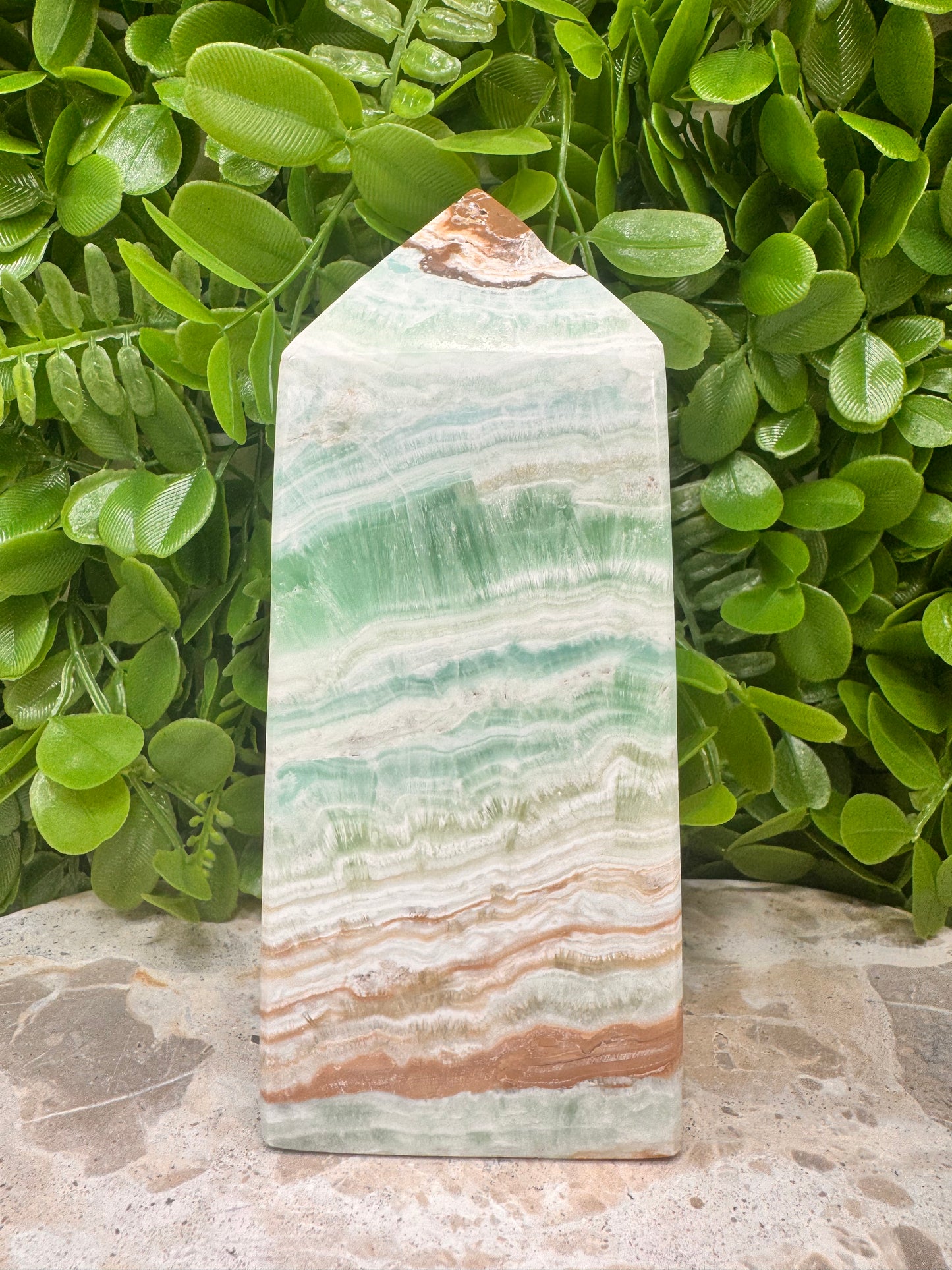 Aqua Caribbean Calcite Tower 1.6kg