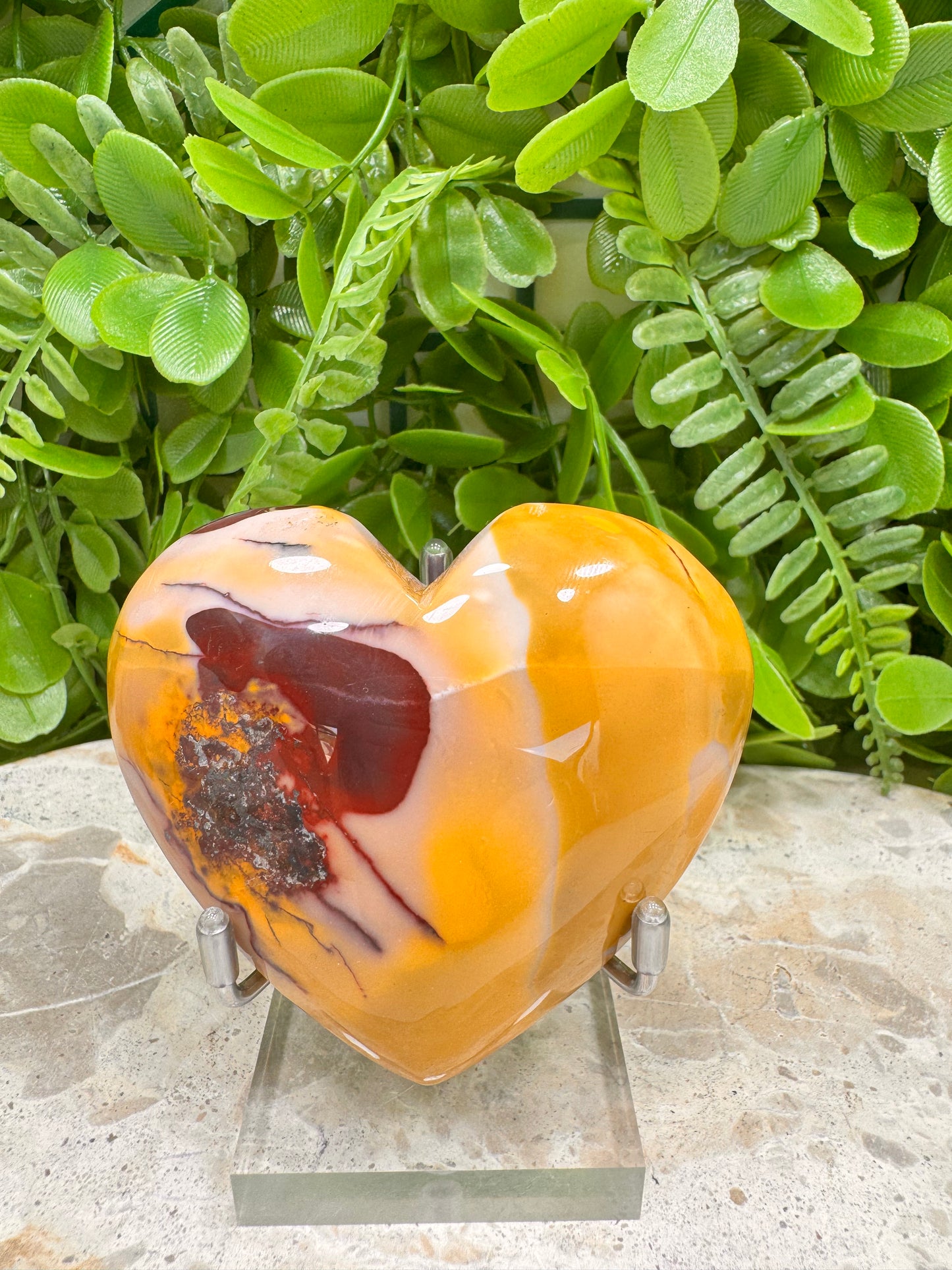 Mookite Jasper Heart 196g