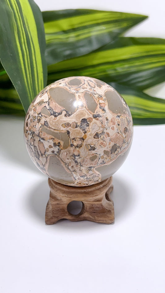 Leopardite Sphere 320g