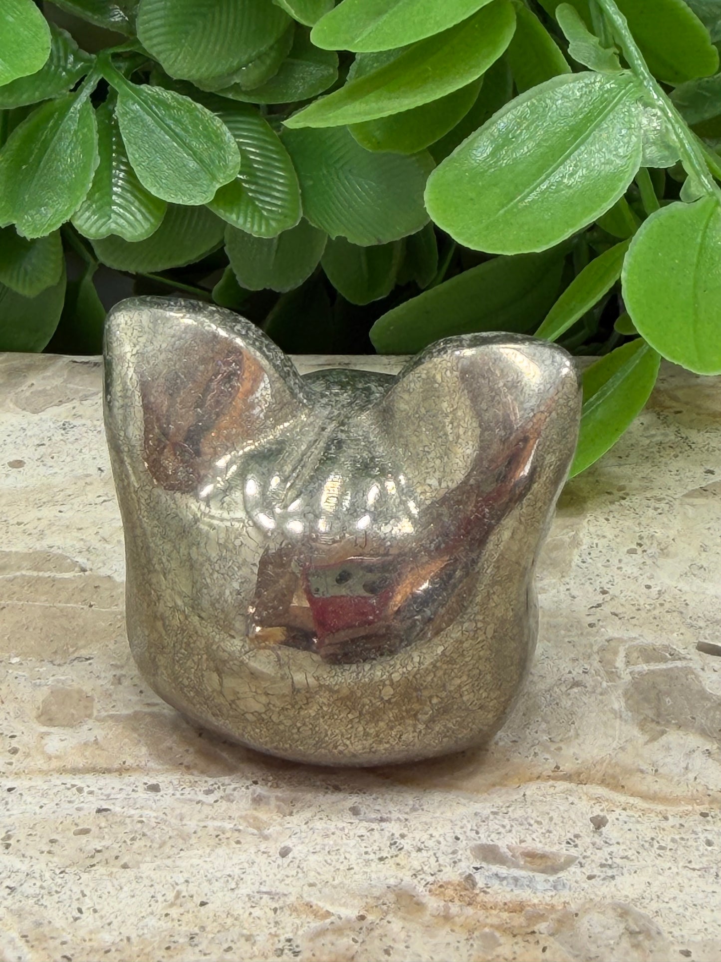 Pyrite Pussy Cat Head 148g