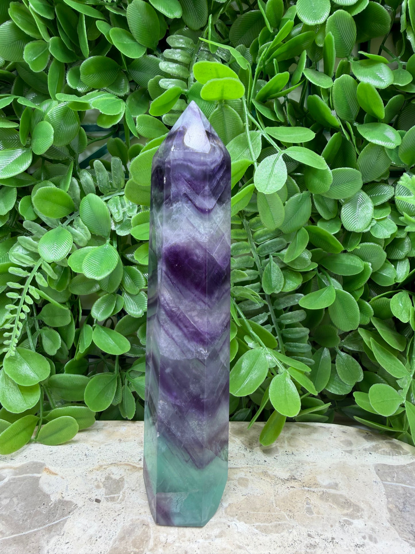 Fluorite Tower 378g