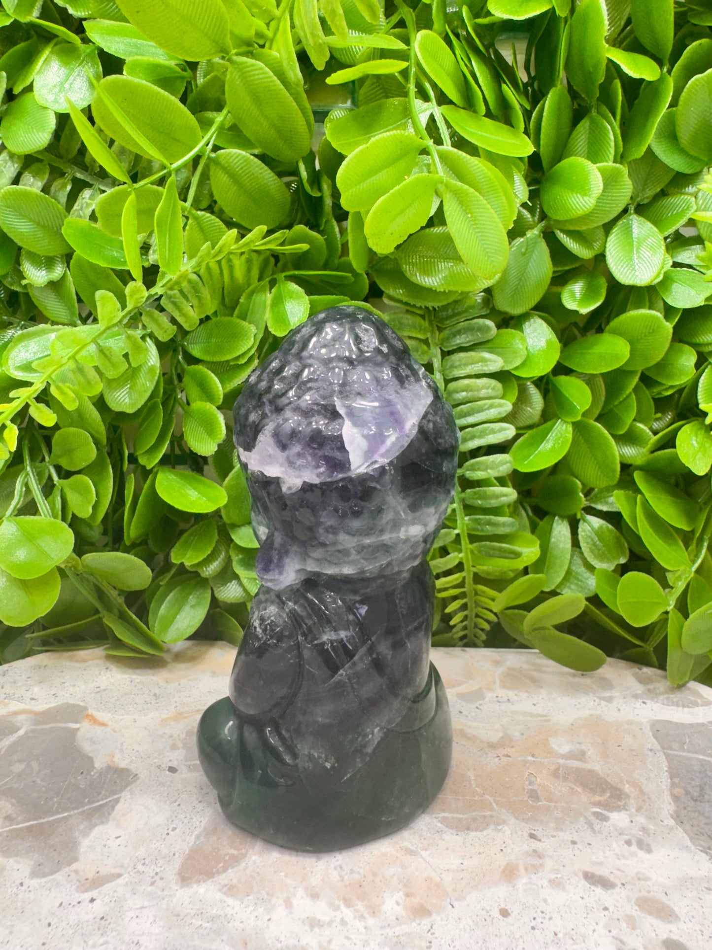 Fluorite Buddha 568g