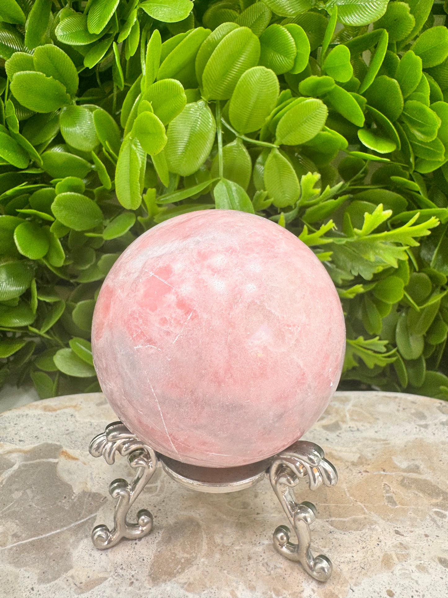Pink Opal Sphere 522g