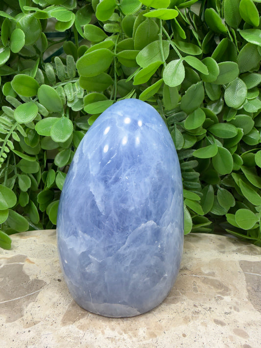 Blue Calcite Freeform 1026g