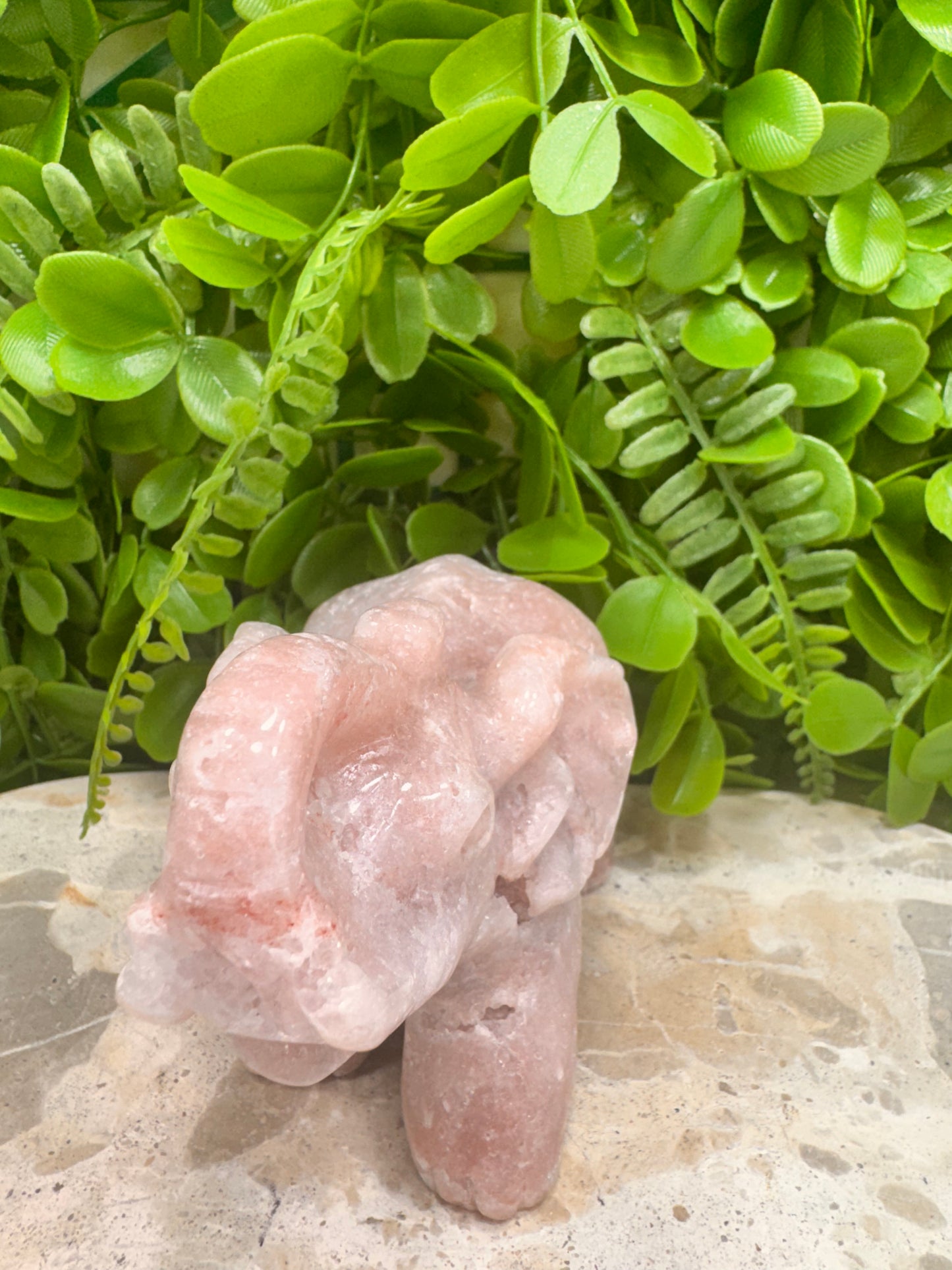 Pink Amethyst Elephant 554g