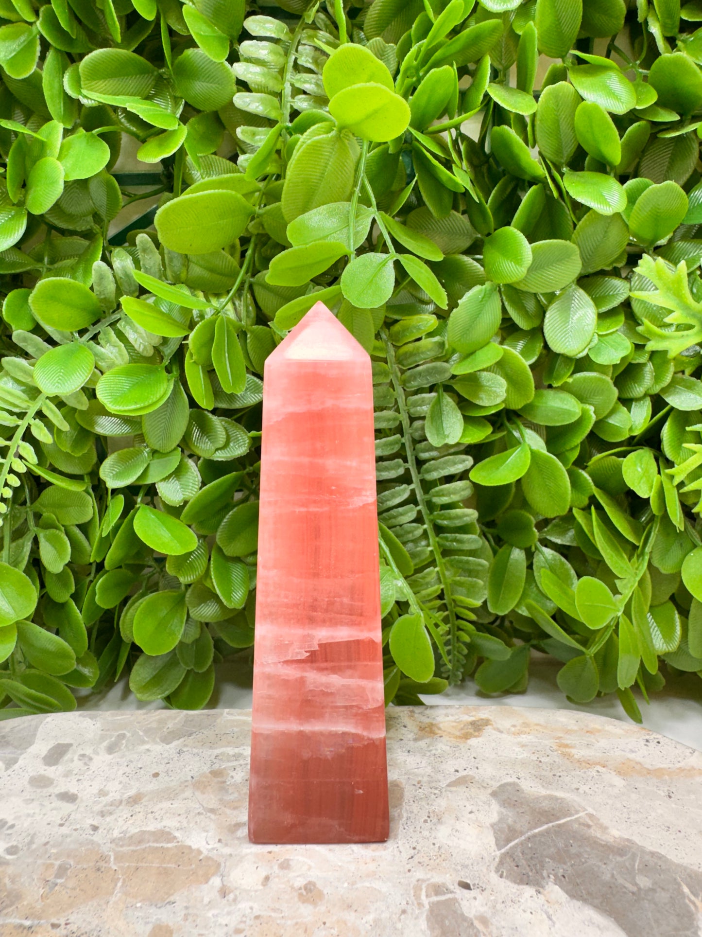 Rose Calcite Tower 280g
