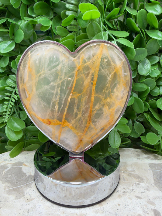 Golden Healer Heart USB Lamp 504g