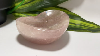 Rose Quartz Heart Bowl 522g