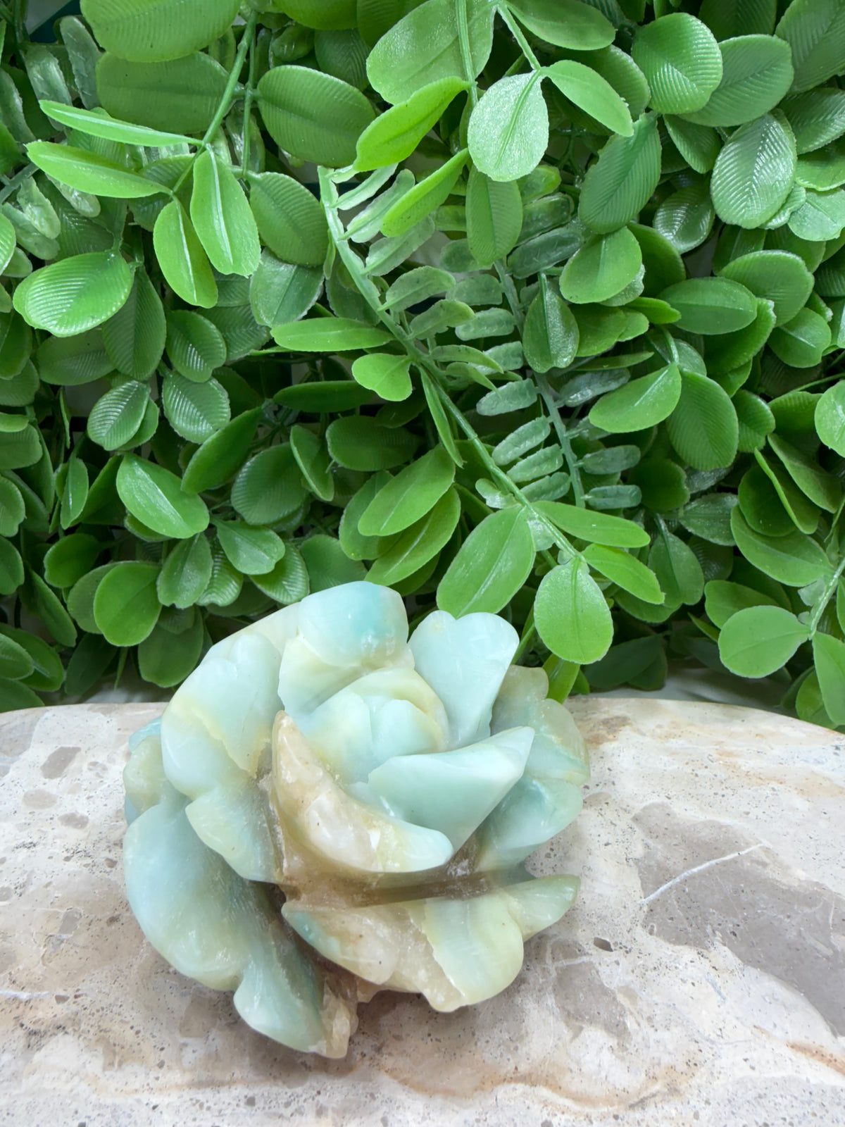 Caribbean Calcite Rose 284g | Calm • Intuition • Emotional Healing