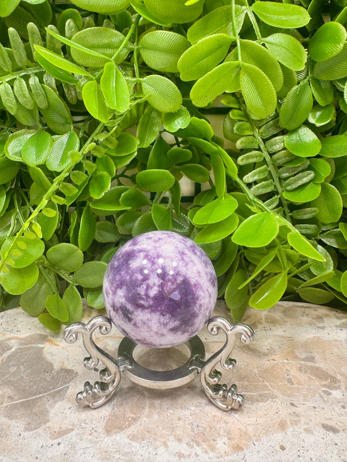 Lepidolite Sphere 152g