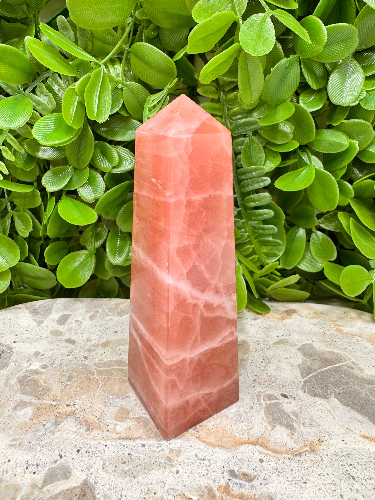 Rose Calcite Tower 260g
