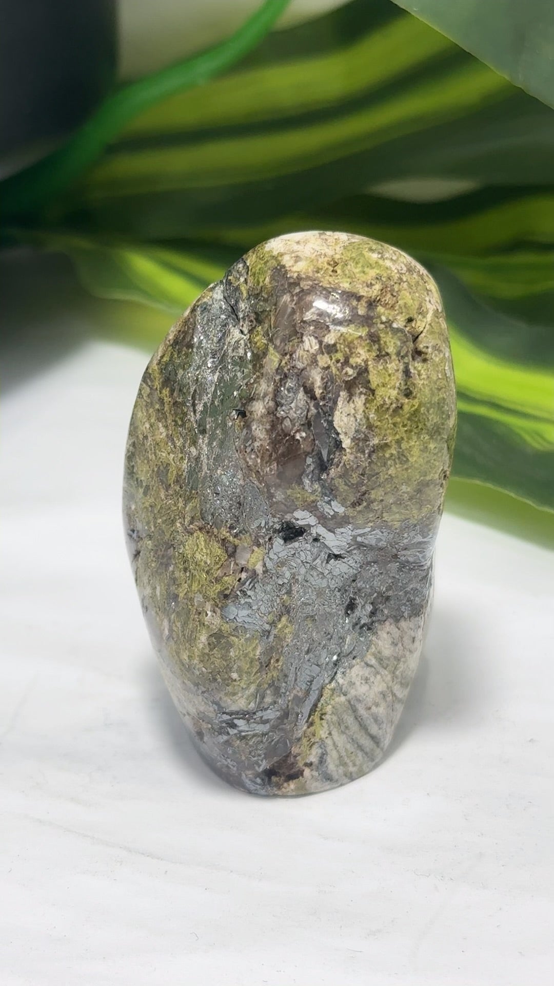 Epidote Pyrite Freeform 144g