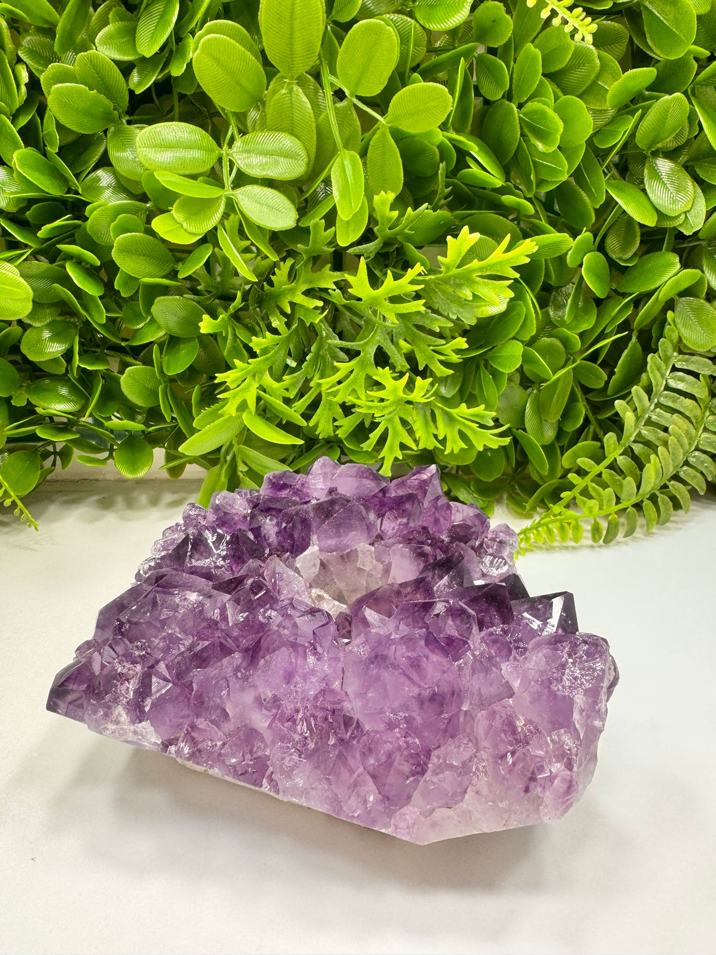 Amethyst Tealight Holder  1144g