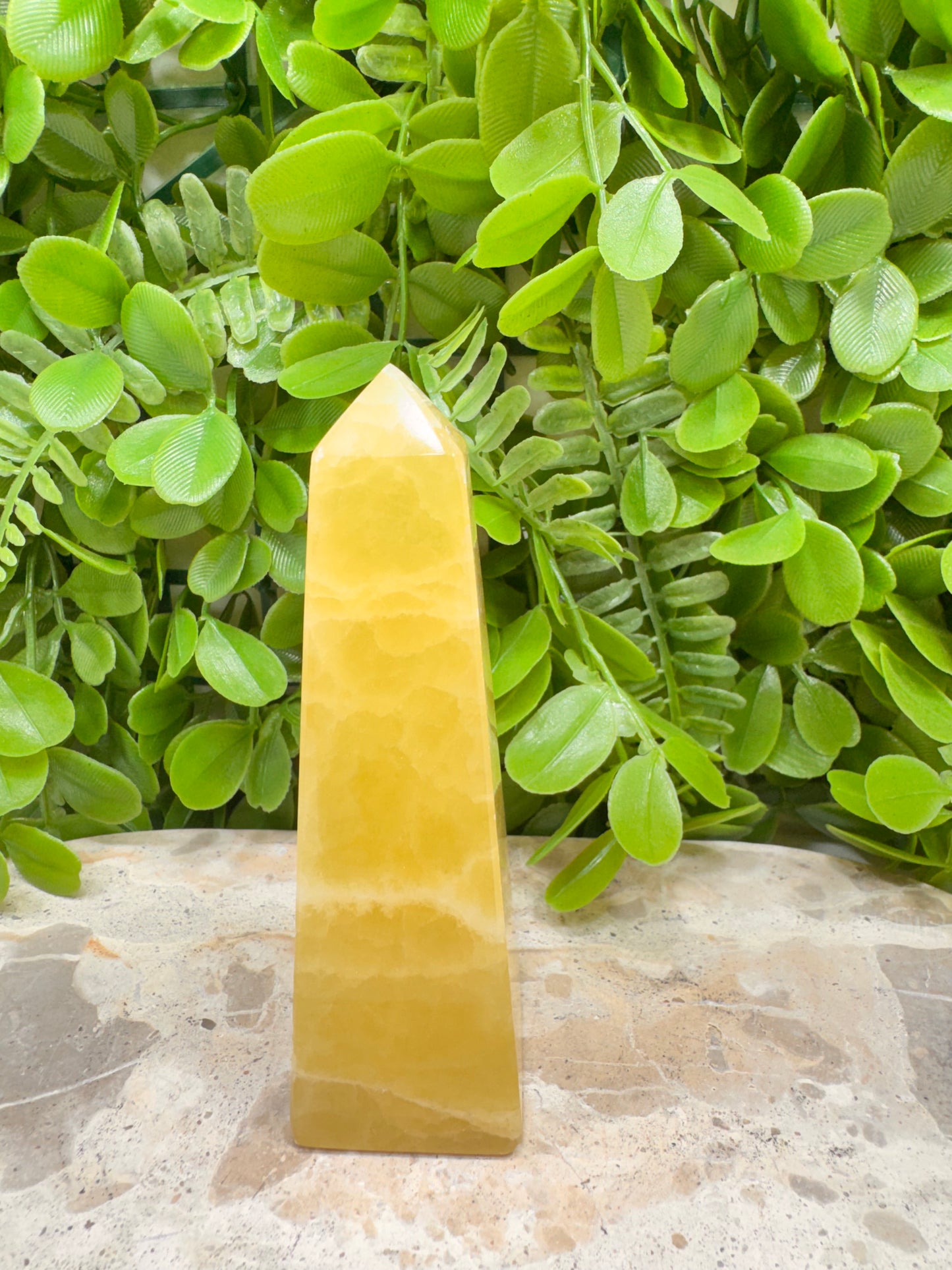 Lemon Calcite Point 254g