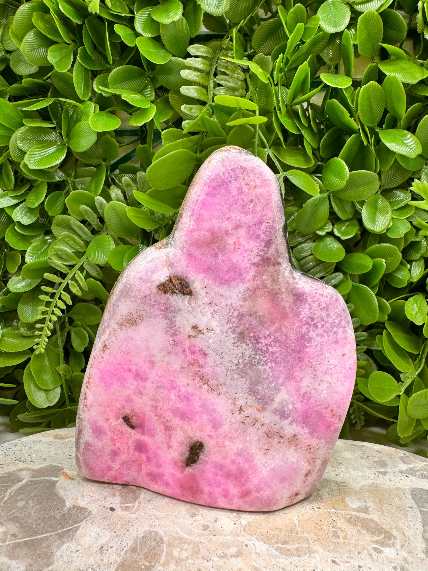 Pink Aragonite Freeform 526g