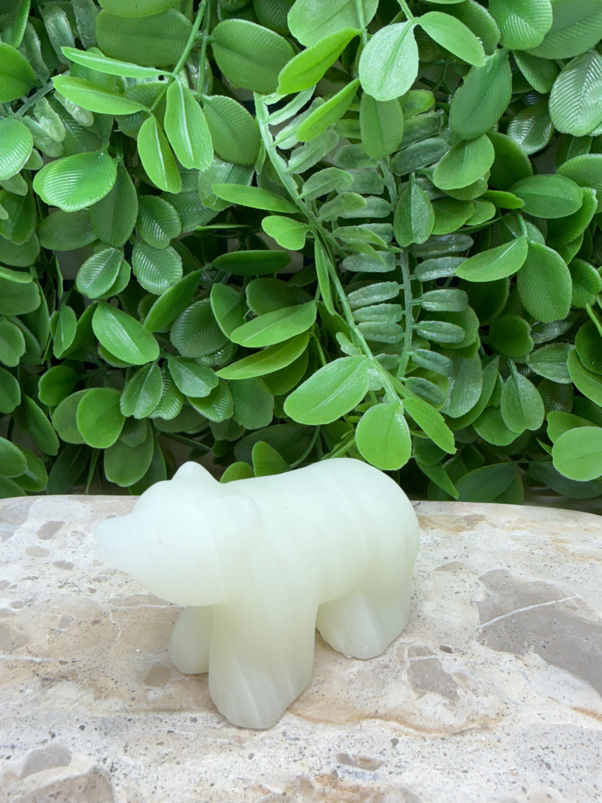 Green Calcite Bear 160g