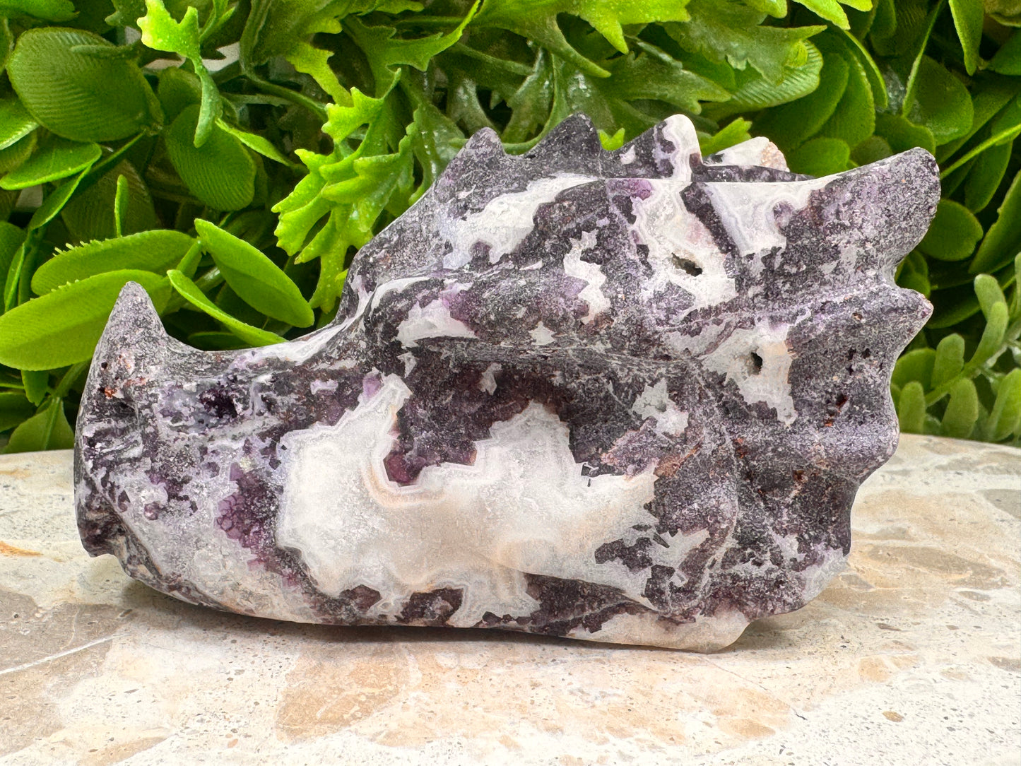 Purple Sphalerite Dragon 420g
