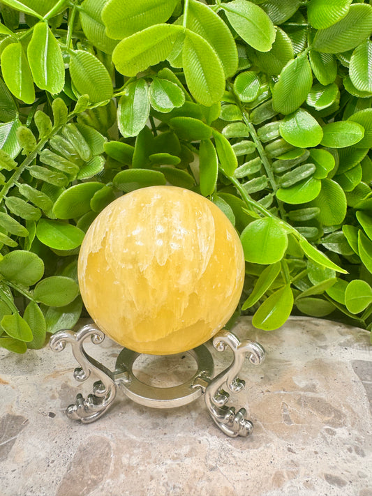 Lemon Calcite Sphere 312g