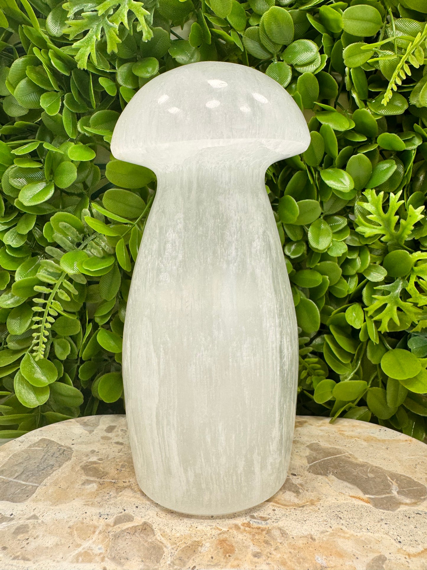 Selenite Mushroom Lamp 1950g
