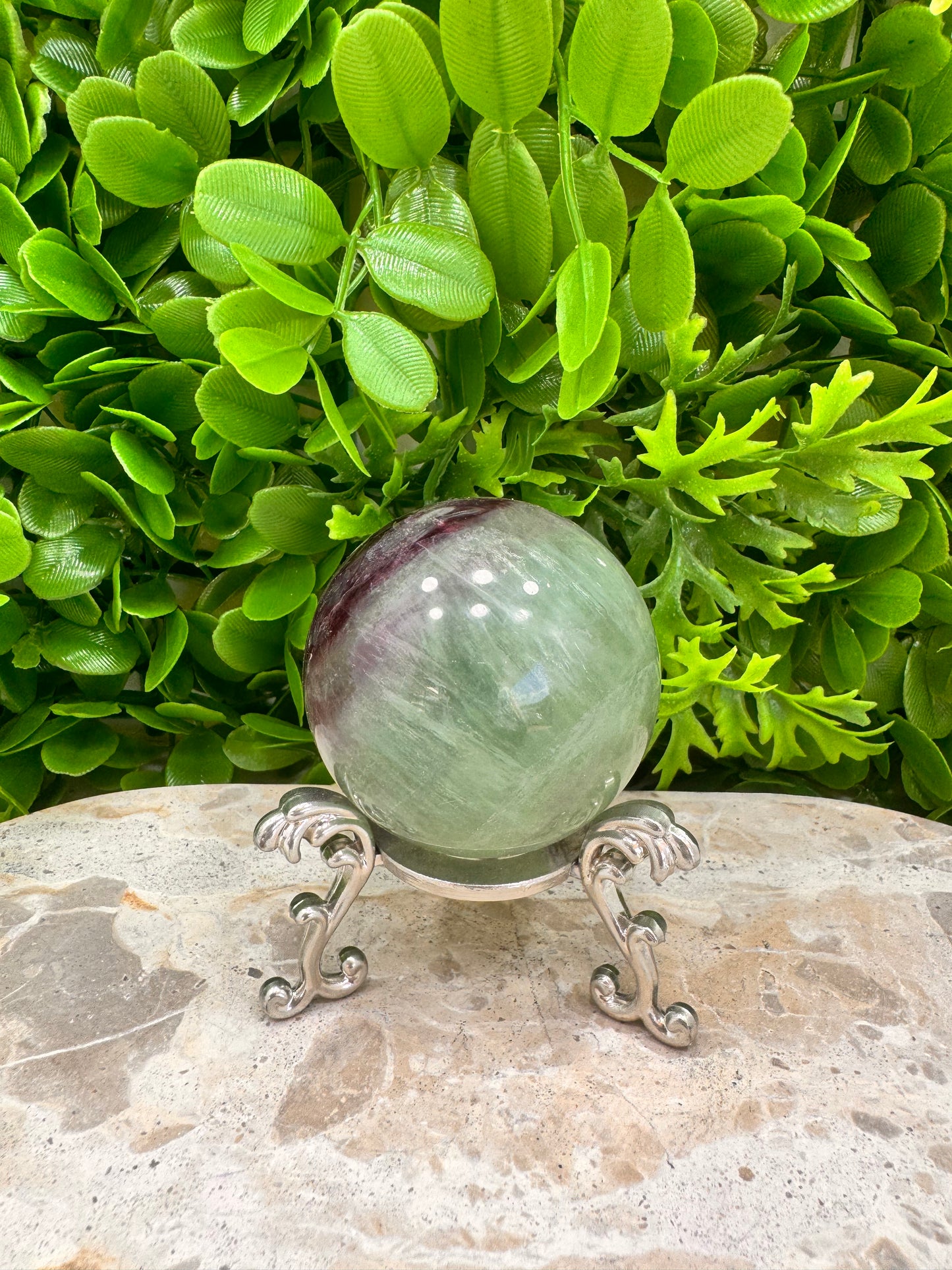 Fluorite Sphere 327g