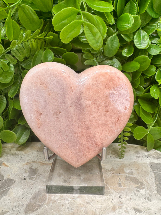 Pink Amethyst Heart 368g
