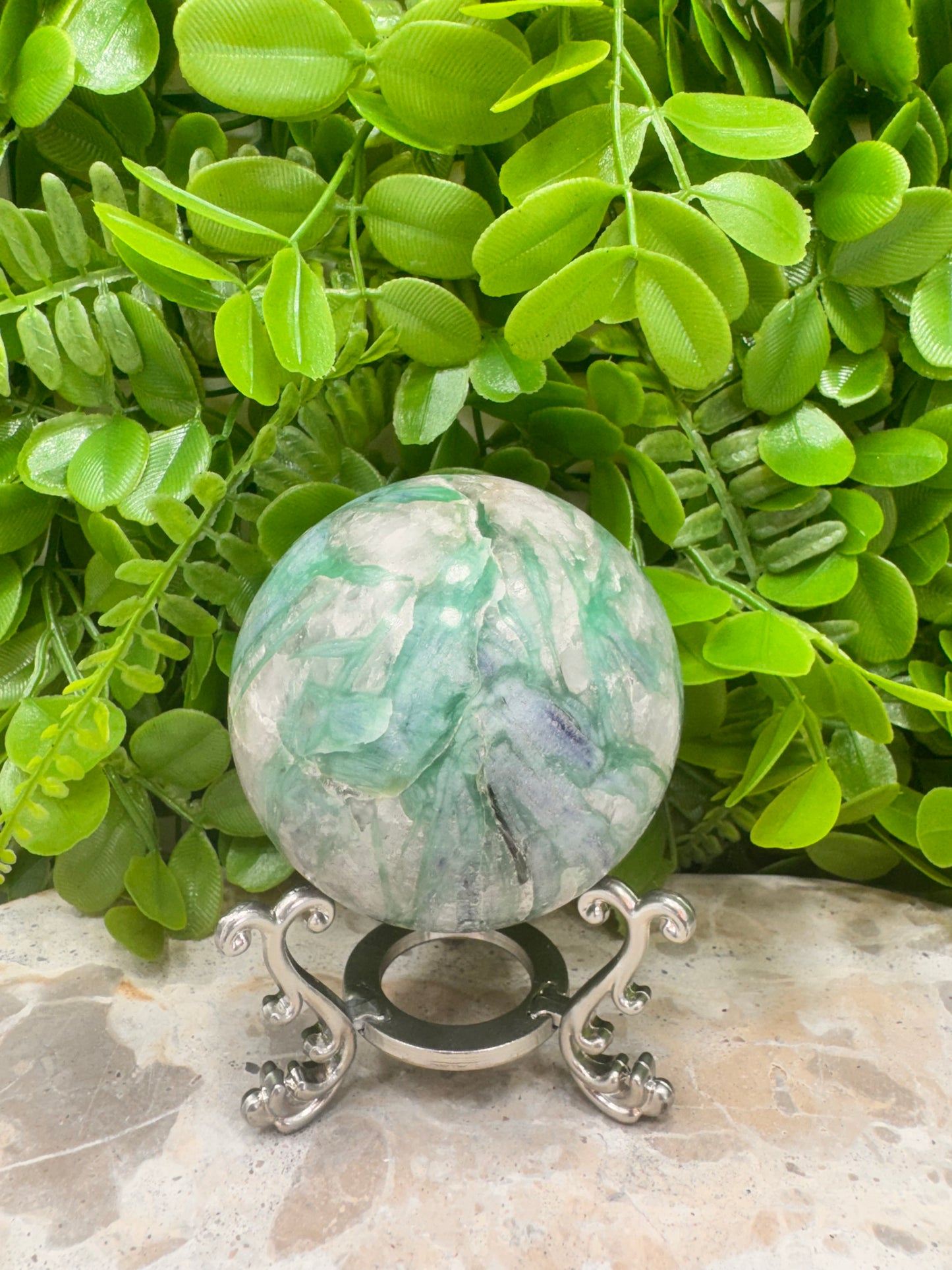 Blue / Green Kyanite Sphere 524g