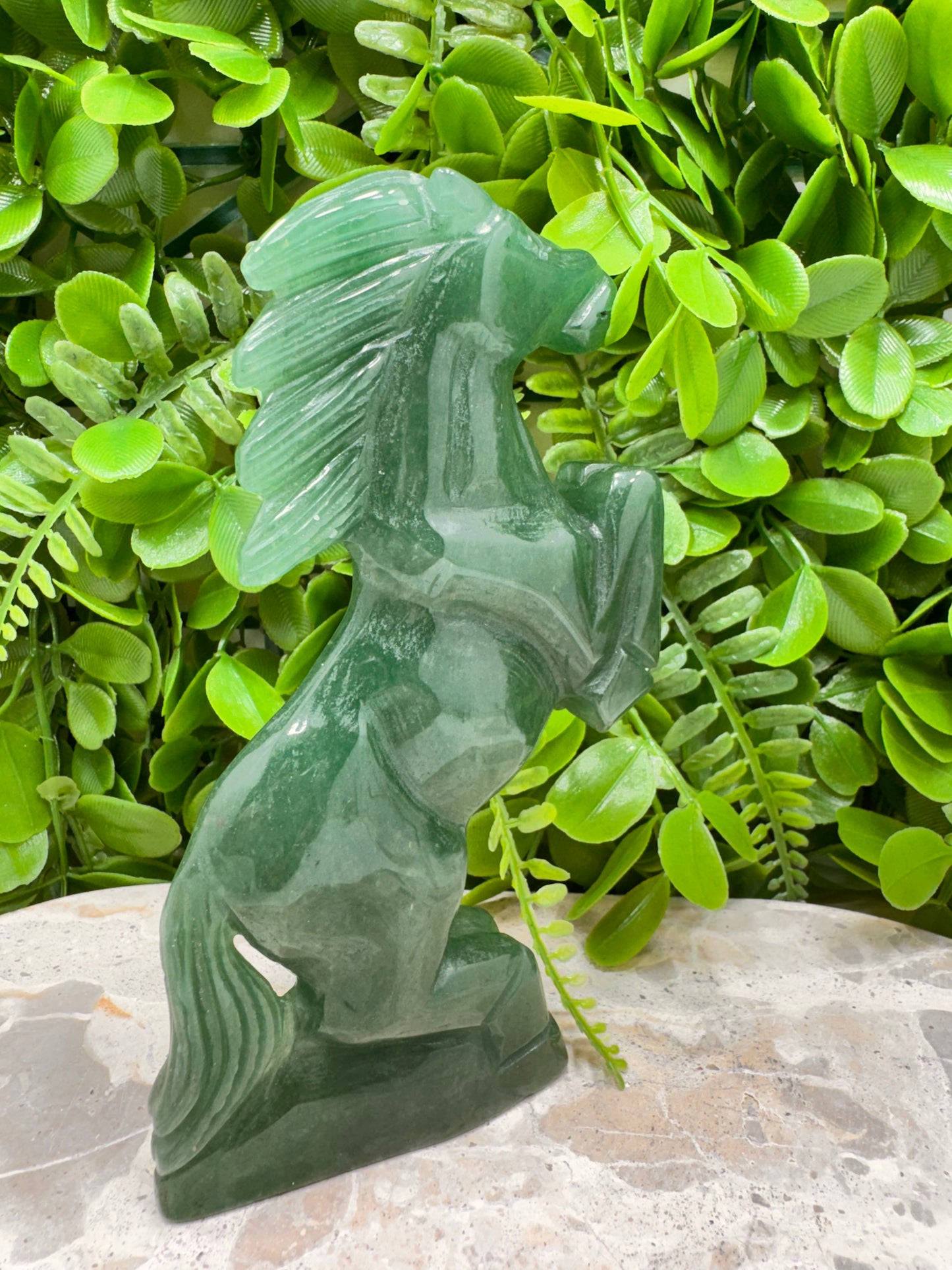 Green Aventurine Horse 312g