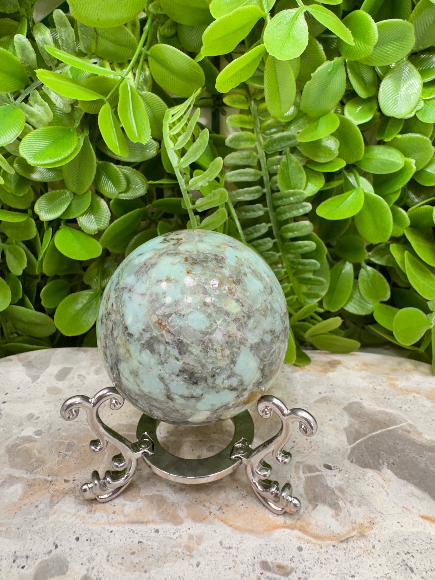 Turquoise Sphere 252g