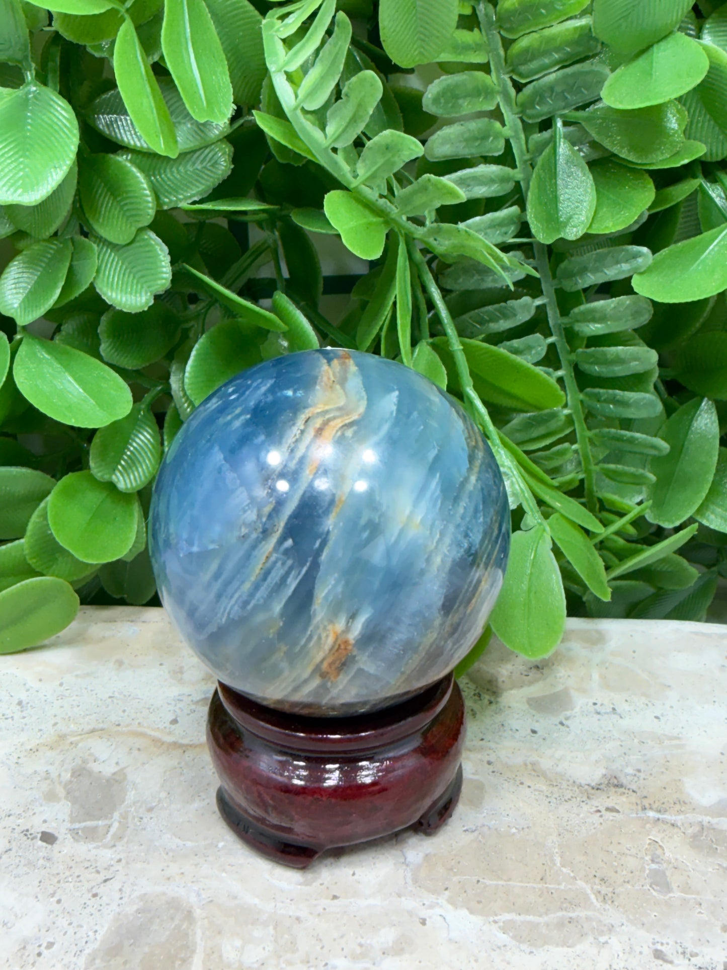 Blue Onyx Sphere 216g