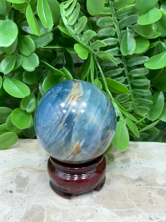 Blue Onyx Sphere 216g