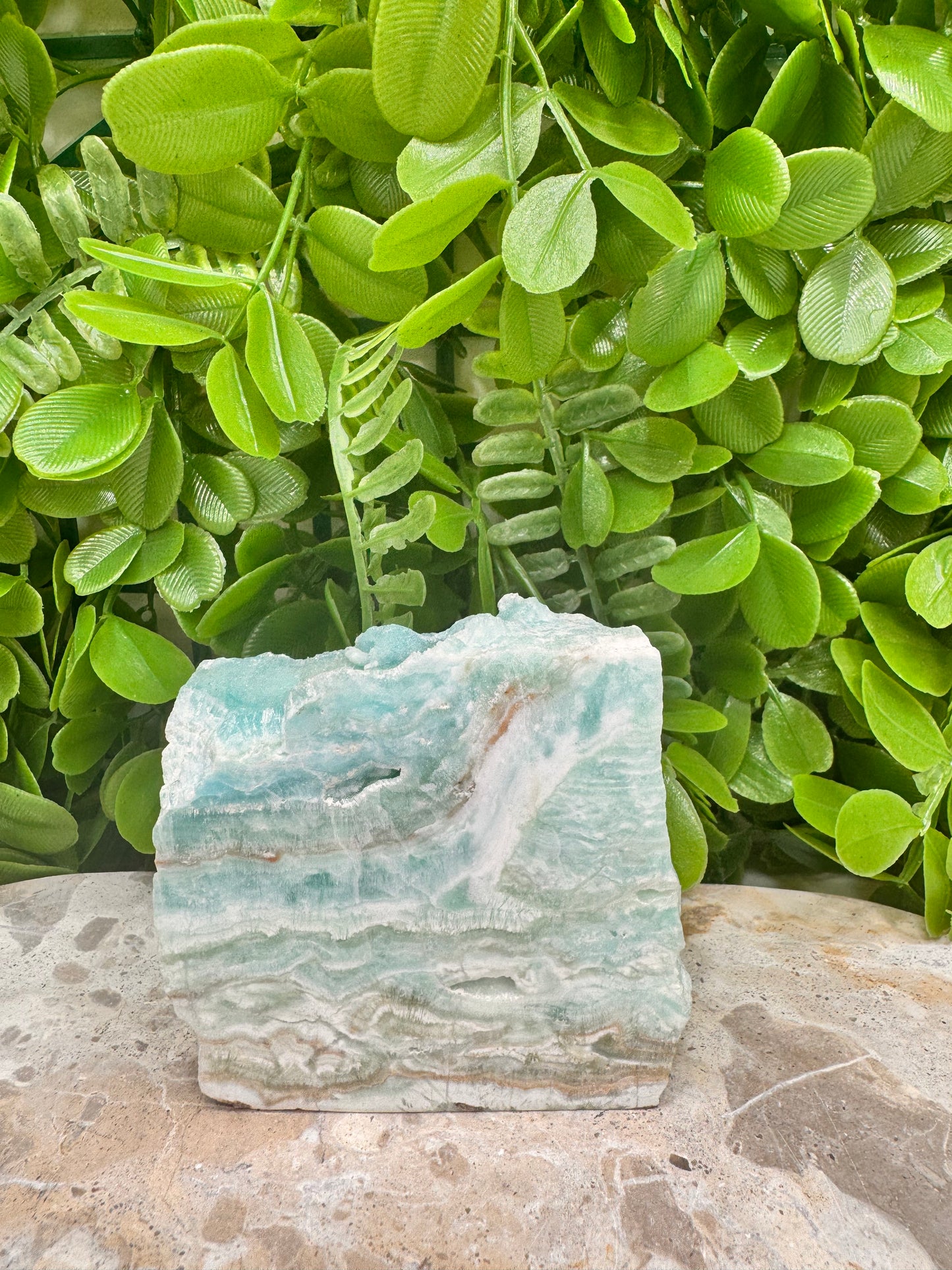 Blue Aragonite Slab 254g