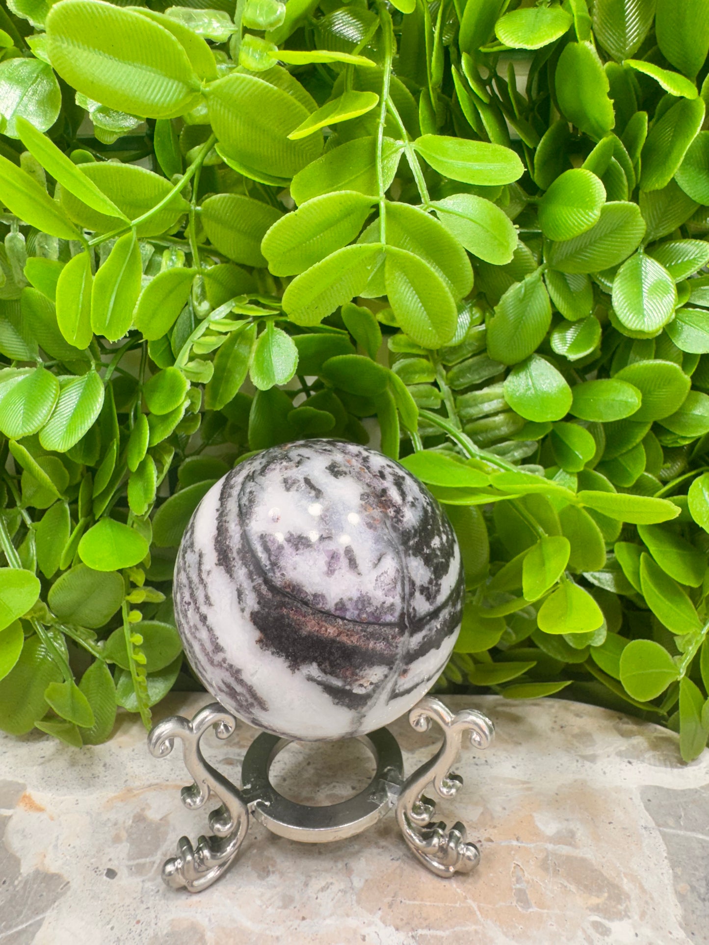 Zebra Jasper Sphere 390g