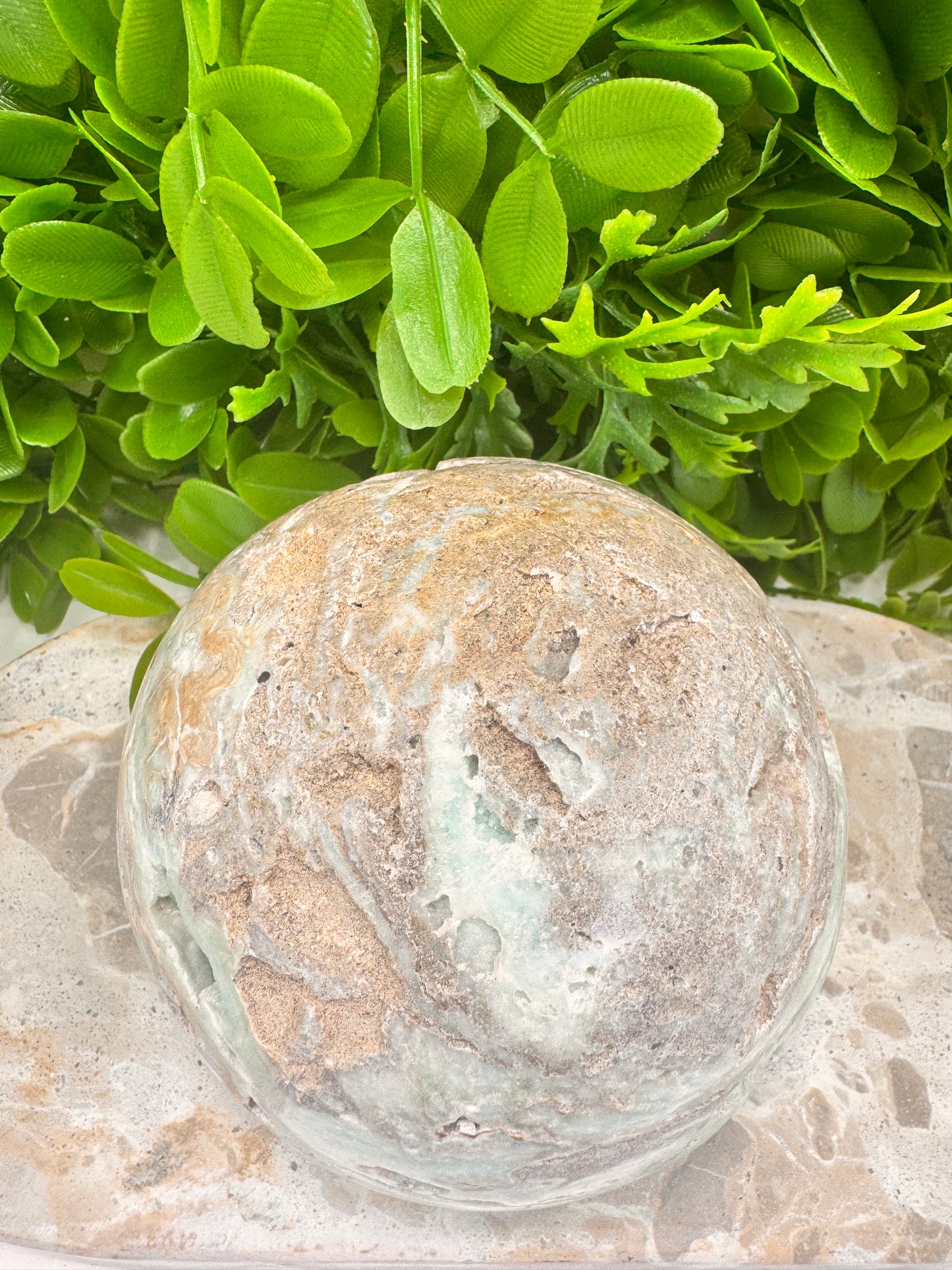 Hemimorphite Half Sphere 1616g