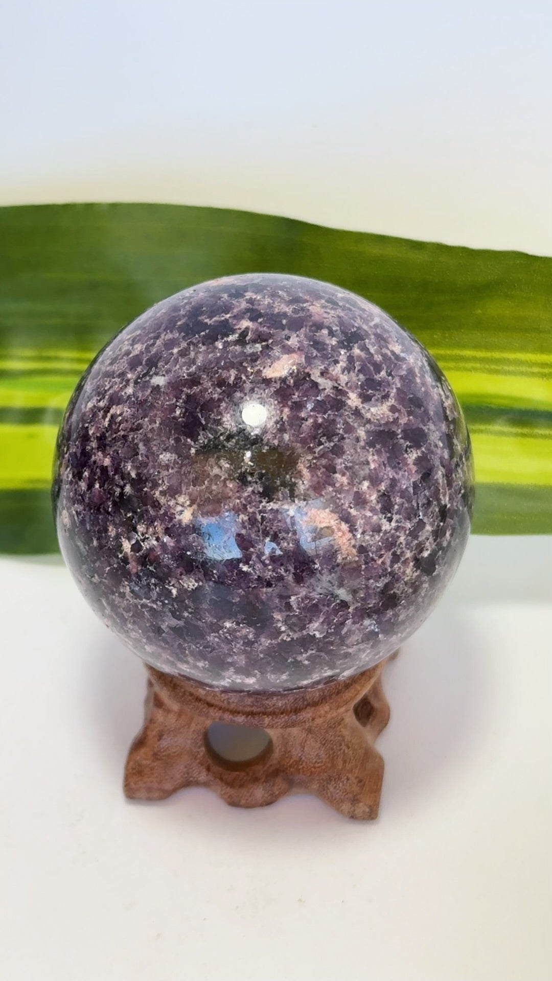 Purple Mica Sphere 294g
