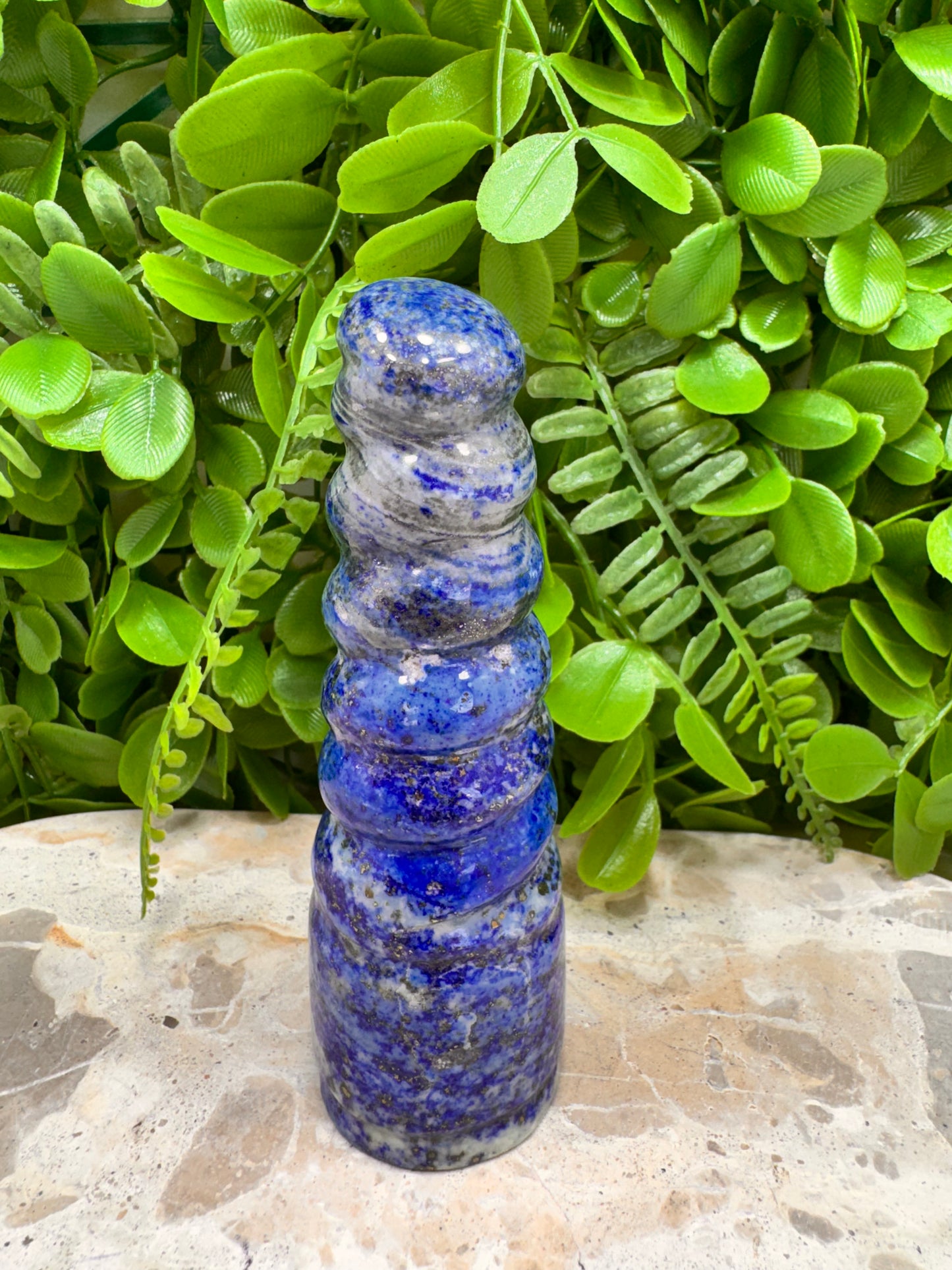 Lapis Lazuli Unicorn Horn 308g