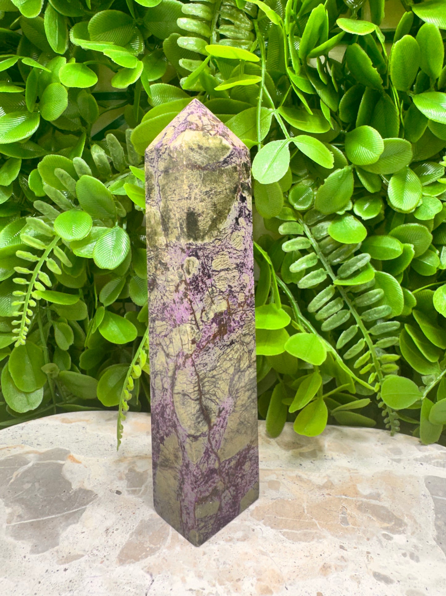 Atlantisite Stichtite Tower 238g