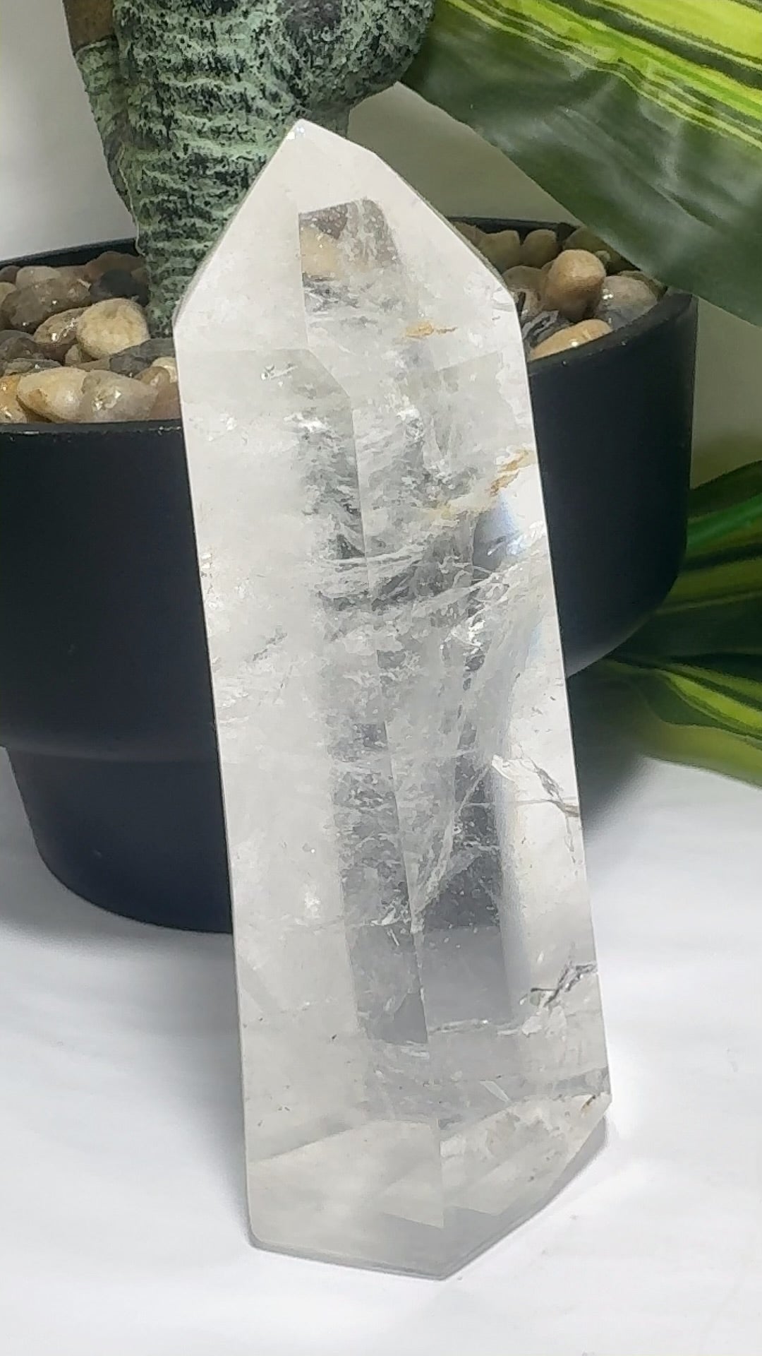 Clear Quartz Tower 490g