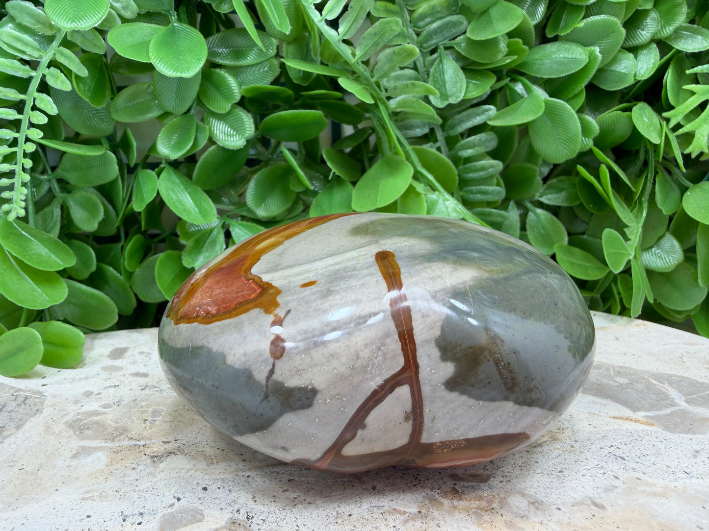 Polychrome Jasper Heart 588g