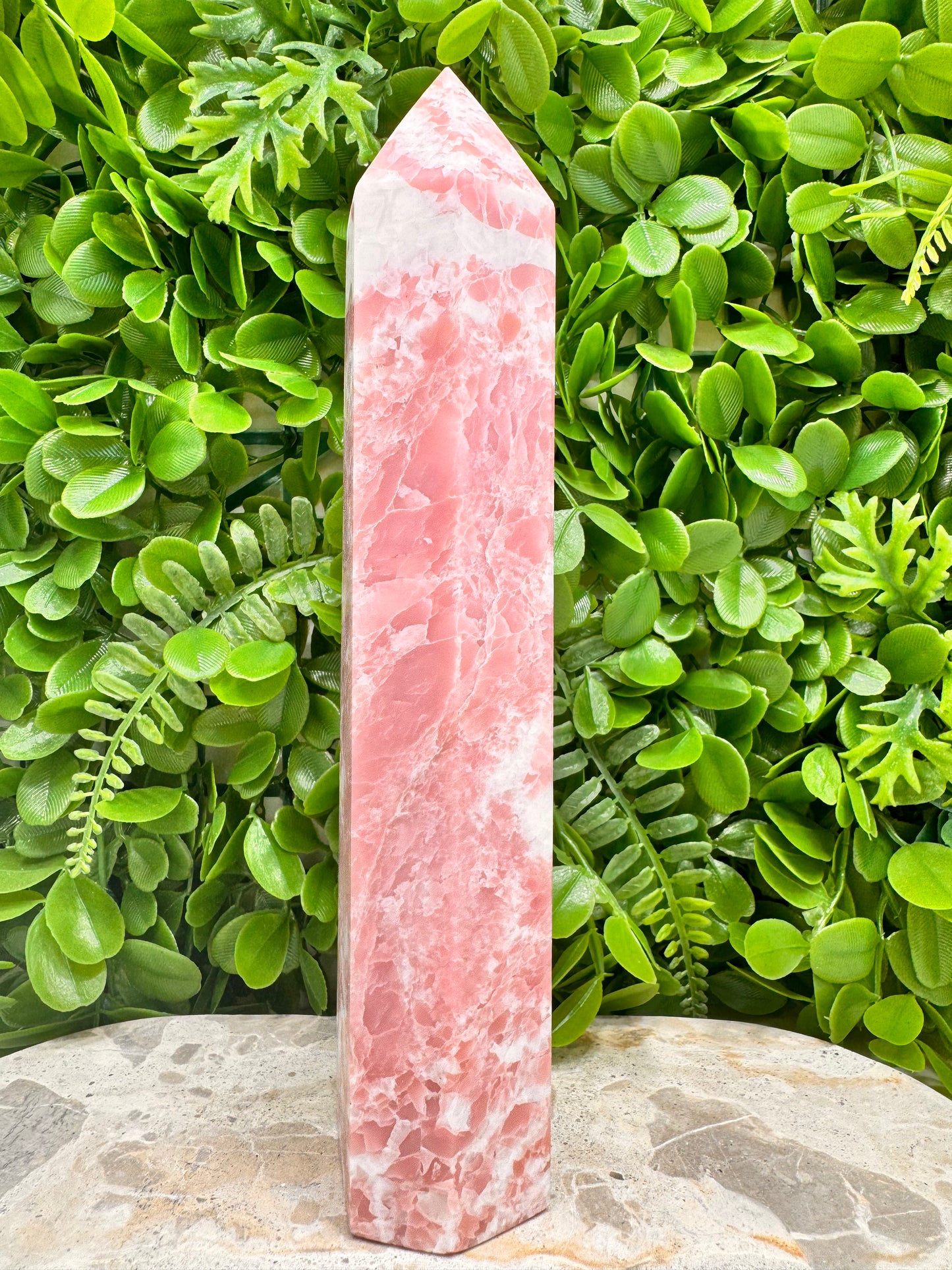 Pink Opal Tower 940g