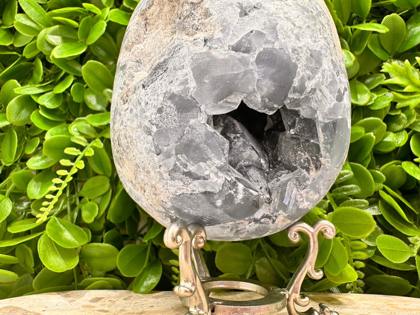 Blue Celestite Egg 2178g