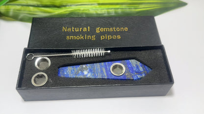 Lapis Lazuli Gemstone Pipe