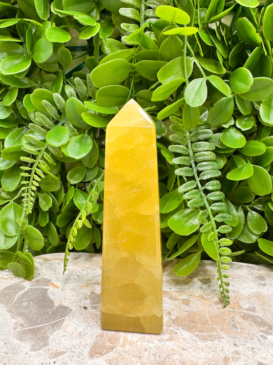 Lemon Calcite Towers 318g